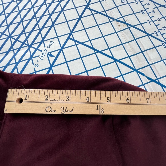 ZARA MENS Deep Maroon Mircofiber Suede Zip Up Jacket RETRO Y2K JAMIROQUAI Size S - Picture 6 of 12